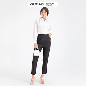 Quần tây nữ cơ bản xếp ly GUMAC QB605