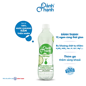 Thùng 24 chai Nước Khoáng Thiên Nhiên Có Ga Đảnh Thạnh Khoáng Chanh 430ml