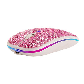 Mouse  5..4G 3 Adjustable DPI Levels  Mouse for PC Tablet - pink