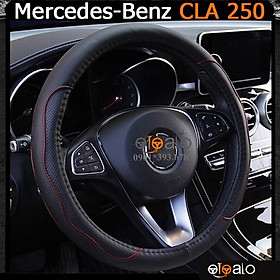 Bọc vô lăng volang xe Mercedes Benz CLA 200 da PU cao cấp BVLDCD - OTOALO