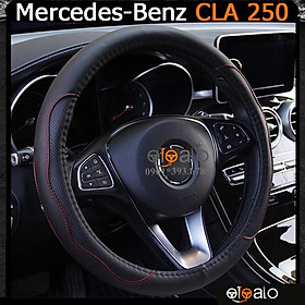 Bọc vô lăng xe ô tô Mercedes Benz CLA 200 da PU cao cấp - OTOALO