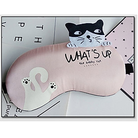 Mua Bịt Mắt Ngủ Miếng Che Mắt Ngủ Có Túi Gel Chữ What’s Up