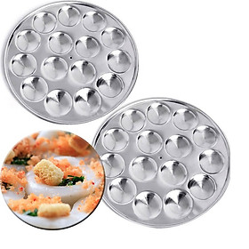 Mua Combo 2 Khuôn Làm Bánh Bèo Inox Size 26CM