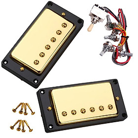 Wiring  Copper Humbucker Pickup Set Sealed for LP   Electric Guitar