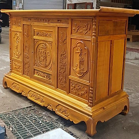 Mua tủ thờ gỗ mít trạm tam đa