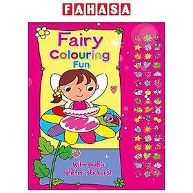 Fairy Colouring Fun With Puffy Glitter Stickers