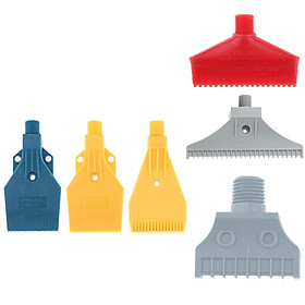 6x 1/4 BSP Male Thread Multi Blow Flat Fan Nozzle ABS Air Blow Jet Nozzles