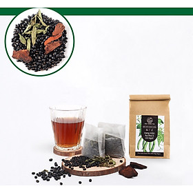 Đậu đen xanh lòng rang mộc - cỏ ngọt - hà thủ ô 100Gram (Dùng Thử Túi lọc 50G) Mộc Thanh Trà 