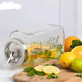 Bình nước thủy tinh Kilner Fridge - 3L (Mới) Hàng Chính Hãng