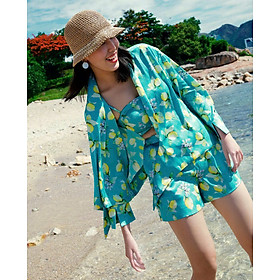 Áo Khoác Lụa, Áo Khoác Đi Biển Hạ Viên TOP236 thời trang thiết kế Hity