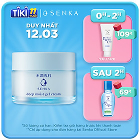 Mặt Nạ Ngủ Cấp Ẩm Chuyên Sâu Dạng Gel Senka Deep Moist Gel Cream 50g