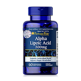 Thực phẩm bảo vệ sức khỏe Alpha Lipoic Acid 300mg (60 viên)