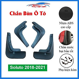 Bộ 4 chắn bùn chuẩn cho xe Soluto 2019-2020-2021 (kèm bộ ốc)