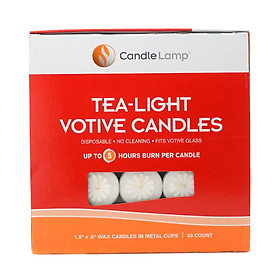 Mua Hộp 50 Nến Tealight Không Khói Mỗi Nến Đốt 4 Giờ