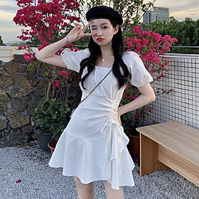 Chân váy chữ A lưng cao 2 tông màu cơ bản Chân váy nữ rút dây đuôi cá  phong cách Hàn Quốc  khuyến mãi giá rẻ chỉ 184000 đ  Giảm giá mỗi ngày