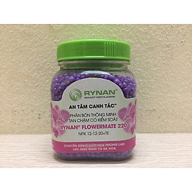 Mua PHÂN BÓN THÔNG MINH TAN CHẬM CÓ KIỂM SOÁT RYNAN FLOWERMATE 220 NPK 12-12-20+TE  CHUYÊN DÙNG CHO HOA PHONG LAN LÚC NGỦ NGHỈ VÀ RA HOA