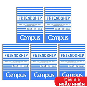 Combo 5 Tập Emotions A5 4 Ly Ngang 96 Trang ĐL 70g/m2 - Campus NB- AETM96 (Mẫu Màu Giao Ngẫu Nhiên)