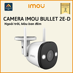 Hàng chính hãng Camera giám sát IMOU Bullet 2E-D F22FP kèm thẻ 32GB Wifi 2MP (1080P) H264 đàm thoại 2 chiều