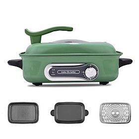 Mua Bộ nồi lẩu nướng đa năng cao cấp TC-N9088 - Bao gồm 3 khay: Hấp  lẩu  nướng - HÀNG NHẬP KHẨU