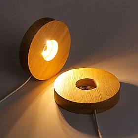 Mua Đế đèn led tròn đặt quả pha lê lung linh
