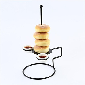 Metal Food Rack Dessert Holder Doughnut Snack Stand Rack Table Kitchen,Cake Tower Party Tree Serving Tray Cupcake Display Serving Platter for Weddings, Pastries, Birthday, Graduation