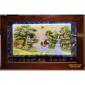 Mua Tranh đá đèn led lịch vạn niên - PHONG CẢNH NON NƯỚC HỮU TÌNH