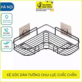 Kệ Để Đồ Góc Nhà Tắm Cao Cấp, Tặng Kèm Miếng Dán Tường Chịu Lực