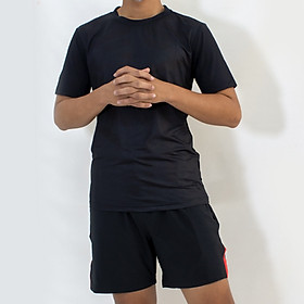 Bộ quần áo thể thao nam vải thun mềm siêu mát loại đồ bộ thể thao thun lạnh mặt thoải mái BTT 01