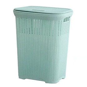 Mua Giỏ đựng đồ quần áo có nắp  Hàn Quốc  + tặng sọt tròn bé ( giao màu ngẫu nhiên)