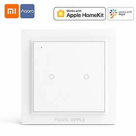 Bộ công tắc không dây Xiaomi Youpin Aqara | Bộ thiết bị nhà thông minh OPPLE Làm việc với ứng dụng Mi Home Công tắc từ đính trên tường Zigbee 3.0