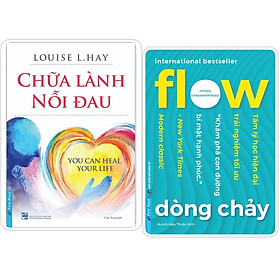 Hình ảnh Sách - Combo Chữa Lành Nỗi Đau + Flow Dòng Chảy - FirstNews