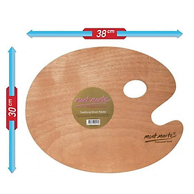 Mua Khay Pha Màu Gỗ Oval 30x38cm