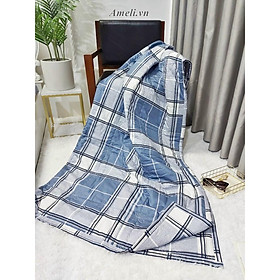 Chăn cotton VẢI HÀN chần bông 100% cotton CHÍNH HÃNG AMELI 200*220CM