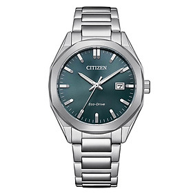 Đồng Hồ Citizen Nam Eco-Drive Dây Thép Không Gỉ BM7620-83X - Mặt Xanh (38mm)