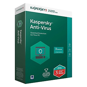 Phần Mềm Diệt Virus Kaspersky Antivirus  (KAV) - 3 User  - Hàng chính hãng