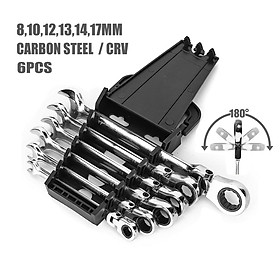 Mua 【Đảm Bảo Chất Lượng】 6Cái Cờ Lê Cố Định  Bộ Dụng Cụ Cầm Tay 8-19Mm