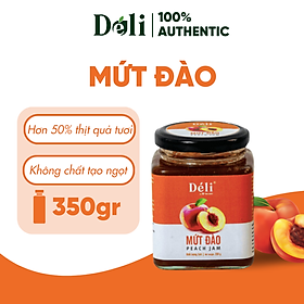 Mứt đào pha chế Déli - hủ 350ml