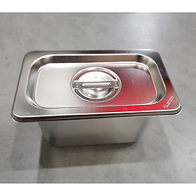 Mua khay inox đựng topping GN 1/9