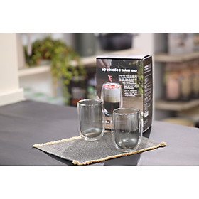  Bộ Đôi Cốc IMAT NAO 2 Thành Thủy Tinh Borosilicate Cao Cấp