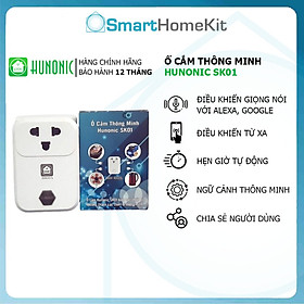 Mua Ổ cắm Wifi thông minh Hunonic SK01  Hẹn giờ tự động  điều khiển bằng app - Hàng Chính Hãng
