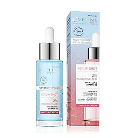 Tinh chất dưỡng da Eveline Serum Shot dưỡng ẩm Hyaluronic axit 30ml