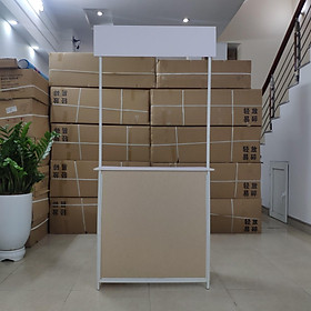BOOTH BÁN HÀNG BẰNG SẮT QUẦY SẮT DI ĐỘNG