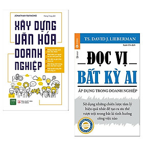 Combo Sách Quản Trị Nhân Lực - Kỹ Năng Làm Việc Hay: Xây Dựng Văn Hóa Doanh Nghiệp + Đọc Vị Bất Kỳ Ai - Áp Dụng Trong Doanh Nghiệp ( Tặng Kèm Bookmark Happy Life)