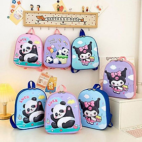 Ba Lô Cho Bé Mầm Non & Mẫu Giáo 2-5 Tuổi Gấu Trúc & Kuromi BLT16