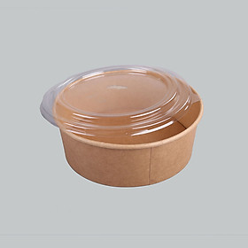 Mua 50 Thố giấy kraft 750 ml và 1000 ml nắp nhựa Nâu