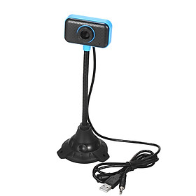 HD Webcam USB Desktop Laptop Camera Mini Plug and Play Video Calling Computer Camera Built-in Noise Reduce Mic Flexible