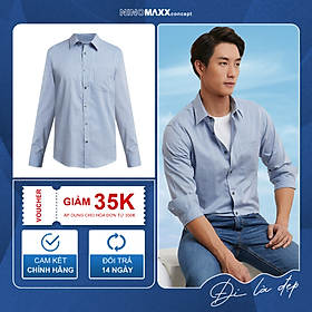 Áo sơ mi sọc Nam tay dài N&M 2101087