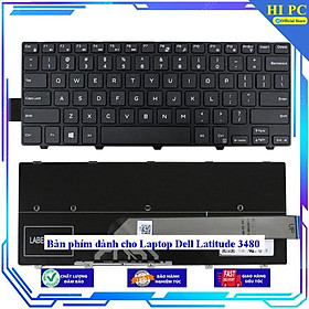 Bàn phím dành cho Laptop Dell Latitude 3480 - Hàng Nhập Khẩu