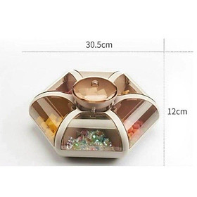 Mua Khay đựng Mứt Tết  Bánh kẹo Hình hoa 6 cánh tự bung mẫu mới