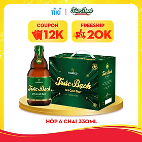 Bia Trúc Bạch IPA Craft - Hộp 6 chai 330ml - Phiên bản Tết 2024